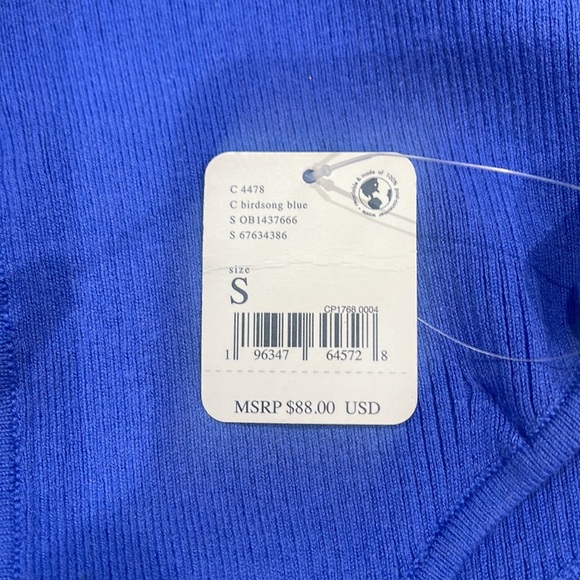 FREE PEOPLE WAVERLY JUMPSUIT IN BIRDSONG BLUE NEW WITH TAGS - Picture 4 of 5